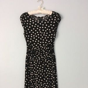 Black & white polka dot dress